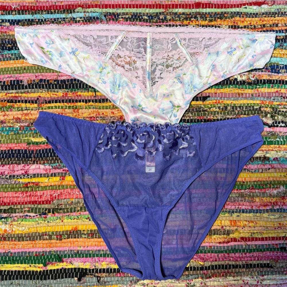 adore me 2 pair panty bundle size 2X
